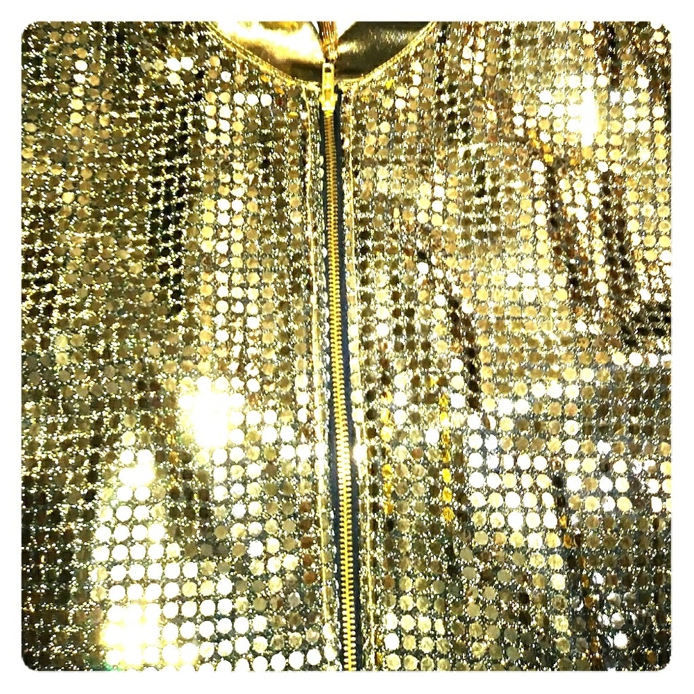 VINTAGE GOLD SEQUIN JACKET